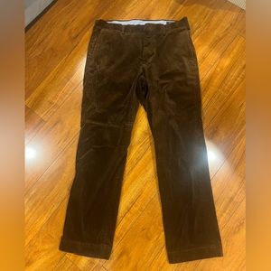Polo Ralph Lauren brown corduroy pants